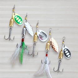 Набір блешень обертових Weida, 5шт/уп, 4,0г